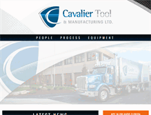 Tablet Screenshot of cavaliertool.com